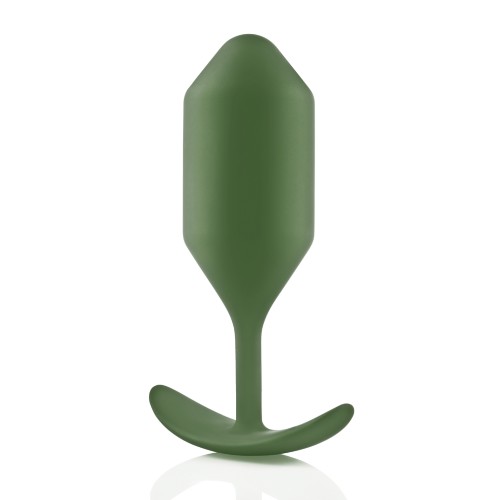 b-Vibe Snug Plug 4 Ponderado - 256 g para Comodidad