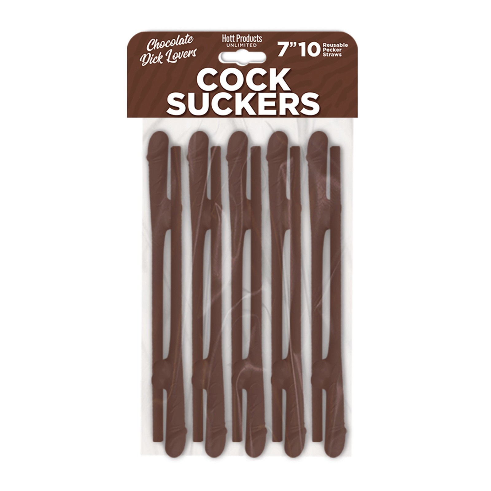 Cock Suckers Pecker Straws Chocolate Lovers Pack