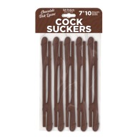 Cock Suckers Pecker Straws Chocolate Lovers Pack