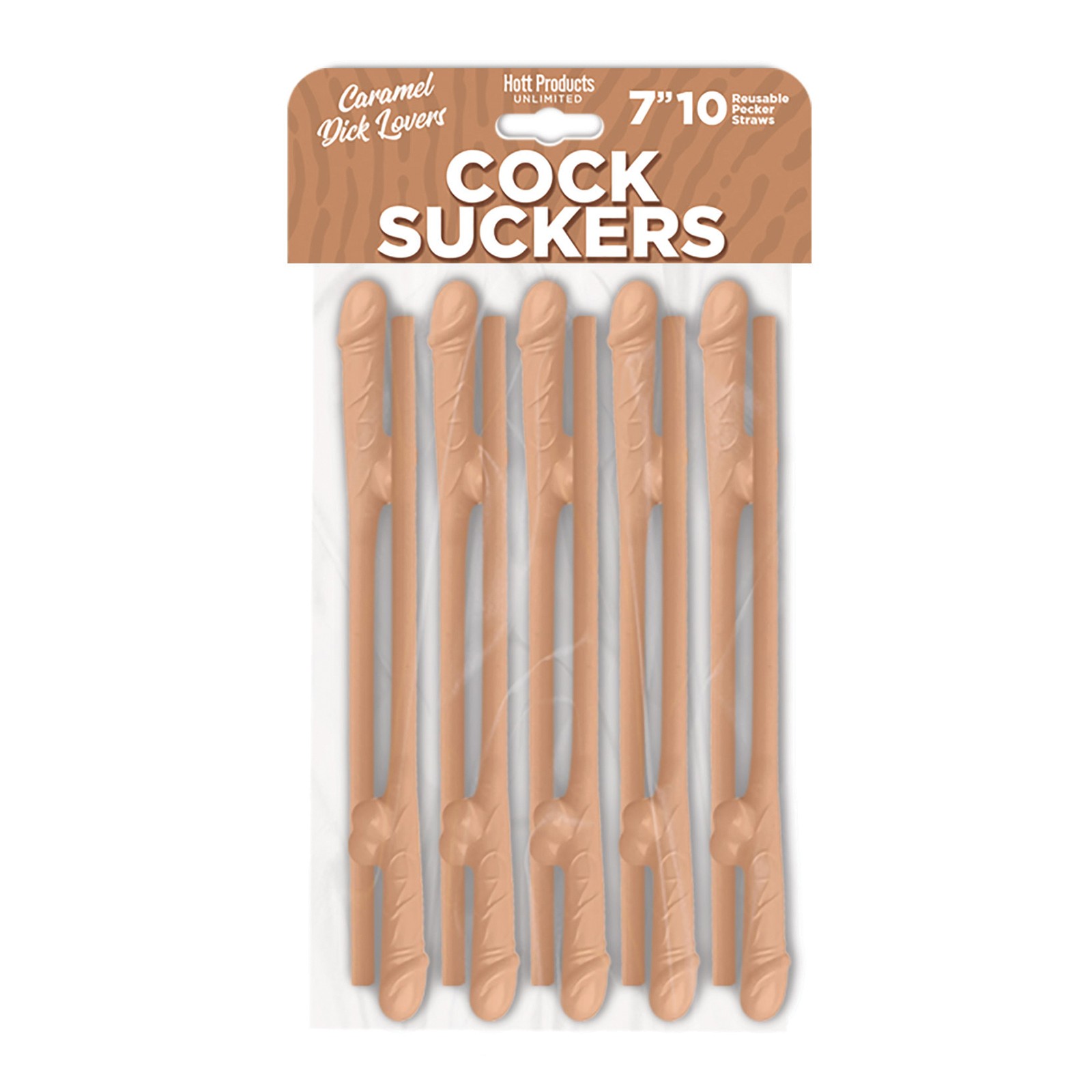 Cock Suckers Pecker Straws - Caramel Lovers Pack