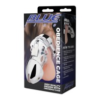 Blue Line Obedience Cage - Silver