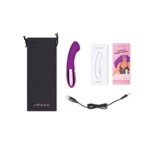 Le Wand Gee G-Spot Rechargeable Vibrator for Ultimate Pleasure