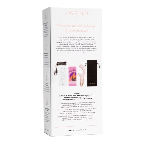 Le Wand XO Dual Motor Vibrator Rose Gold