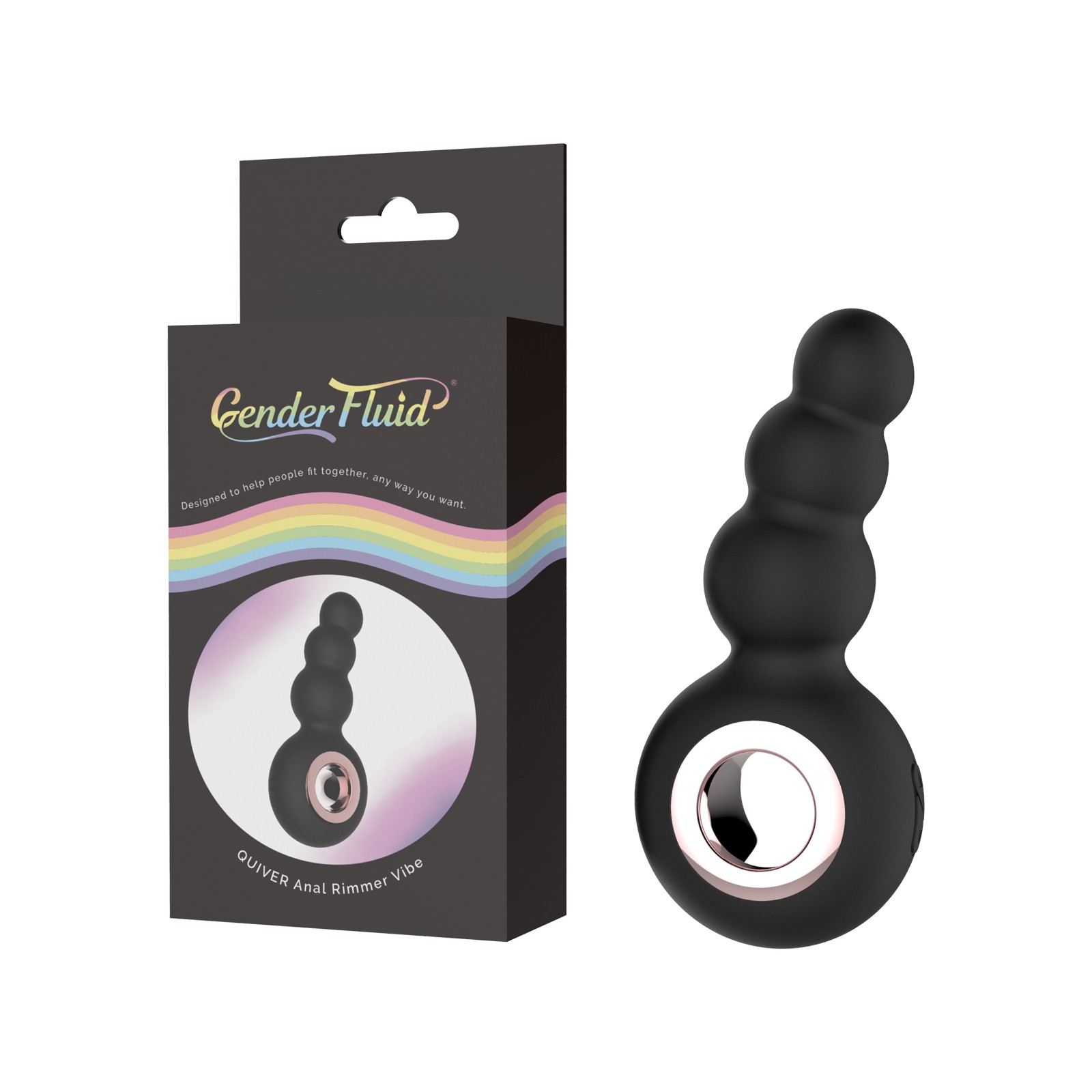 Anillo Anal Quiver Gender Fluid - Negro