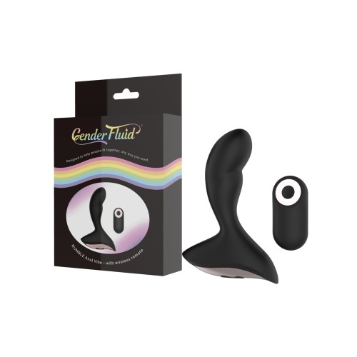 Vibrador Anal Gender Fluid Rumble con Control Remoto para Placer Infinito