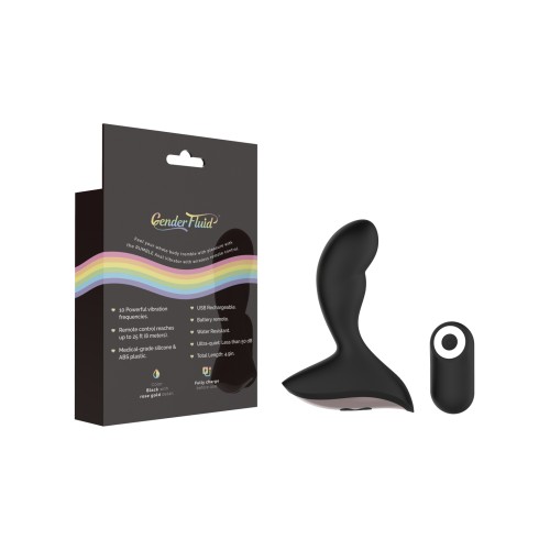 Gender Fluid Rumble Anal Vibe with Remote for Infinite Pleasure