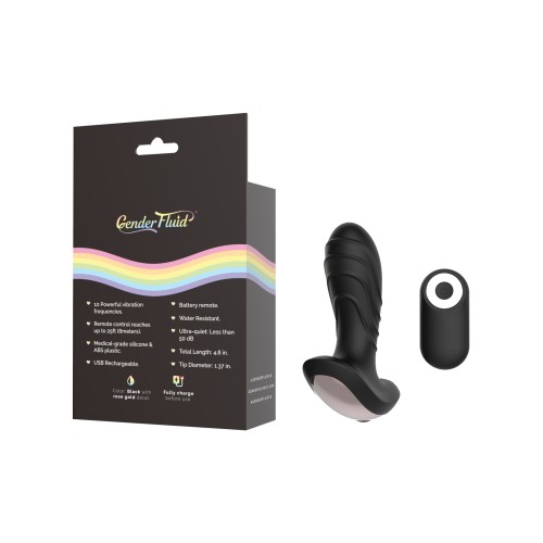 Vibrador Anal Gender Fluid Buzz con Control Remoto