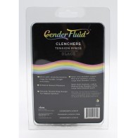 Gender Fluid Clincher Tension Ring Set Black