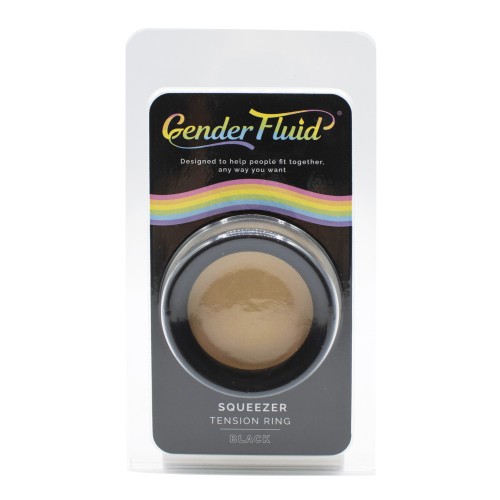 Gender Fluid Squeezer Tension Ring - Black