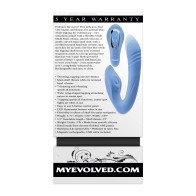 Evolved Tap & Thrust Dual Vibe - Azul - Explora Tus Deseos