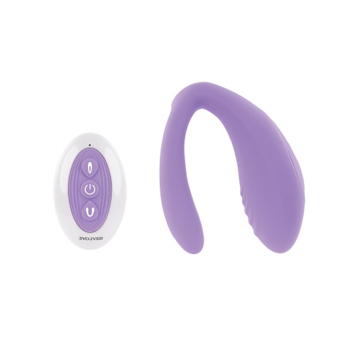 Evolved Petite Tickler Mini Vibe with Remote - Purple