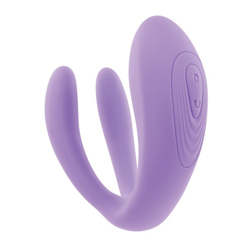 Vibrador Mini Tickler Evolved con Control Remoto - Púrpura