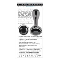 Gender X Black Pearl Plug - Luxurious Pleasure