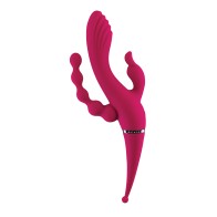 Gender X Vibrador Cuatro en Cuatro - Burdeos