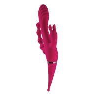 Gender X Vibrador Cuatro en Cuatro - Burdeos