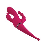 Gender X Vibrador Cuatro en Cuatro - Burdeos