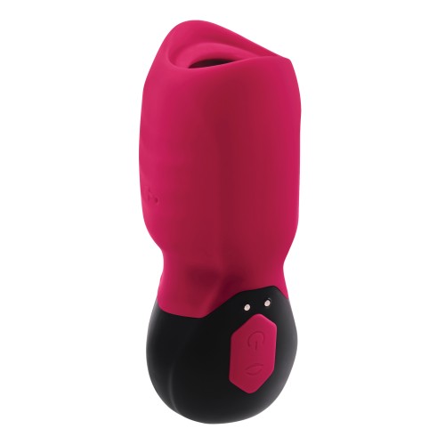 Compra el Masajeador de Succión Vibrante Gender X Body Kisses - Rojo y Negro