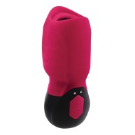 Compra el Masajeador de Succión Vibrante Gender X Body Kisses - Rojo y Negro