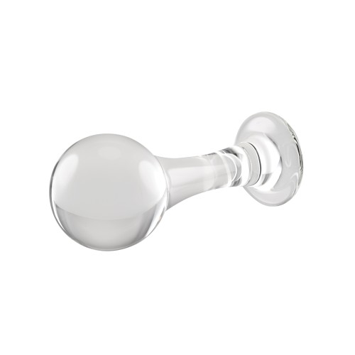 Gender X The Baller Clear Glass Plug