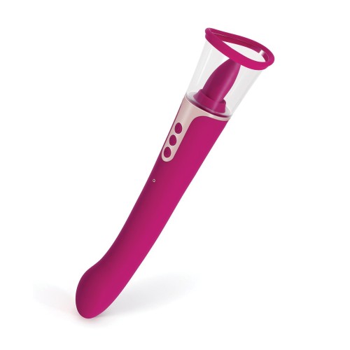 3 in 1 Suction G-Spot Vibrator Purple