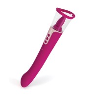 Vibrador Succionador G-Spot 3 en 1 Púrpura