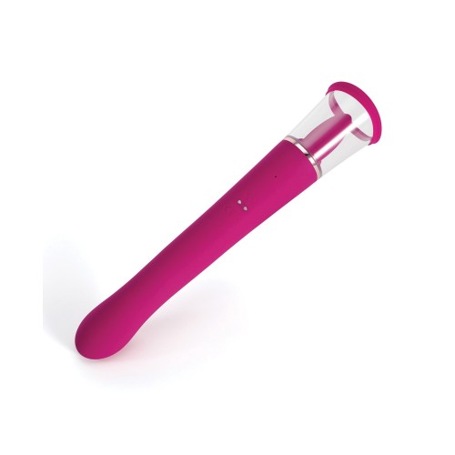 Vibrador Succionador G-Spot 3 en 1 Púrpura