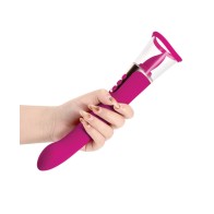 Vibrador Succionador G-Spot 3 en 1 Púrpura