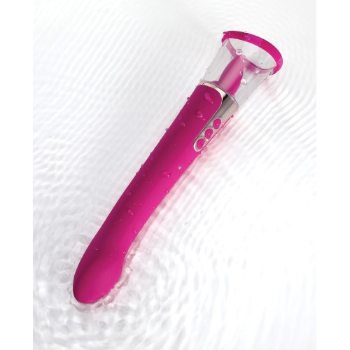 3 in 1 Suction G-Spot Vibrator Purple