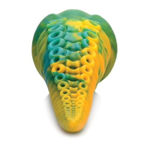 Creature Cocks Tentacled Monster Dildo - Green/Yellow