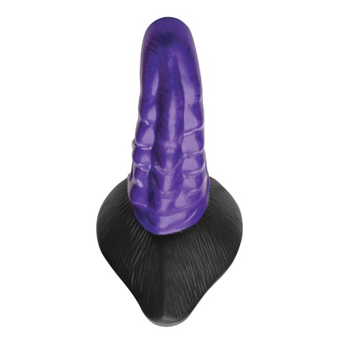 Creature Cocks Orion Invader Dildo de Silicona Alienígena Vascularizado Púrpura Negro