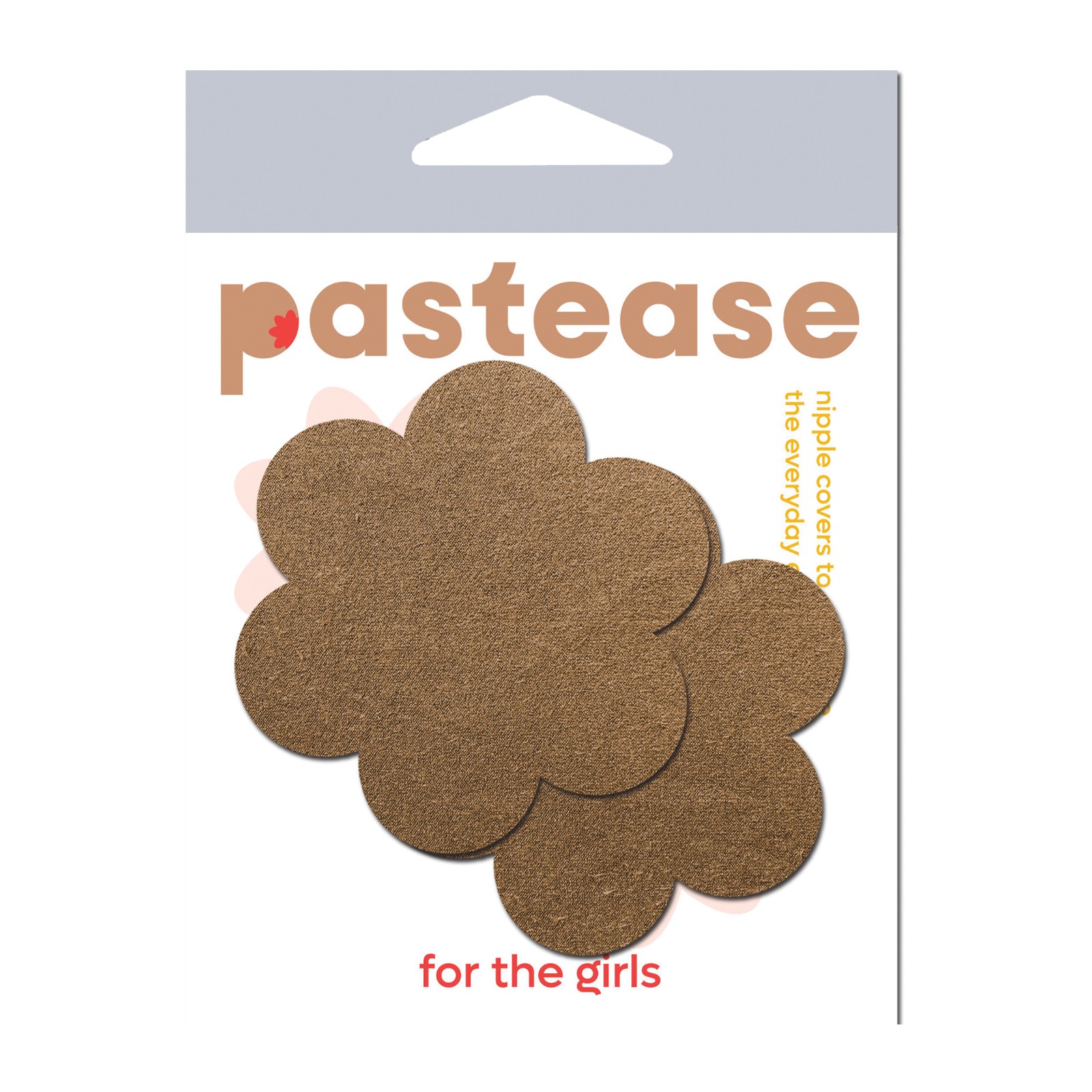 Pastease Basic Daisy Nipple Pasties - Tan O/S