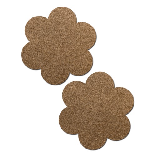 Pastease Basic Daisy Nipple Pasties - Tan O/S