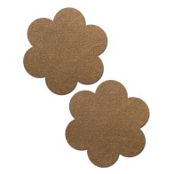 Pastease Basic Daisy Nipple Pasties - Tan O/S