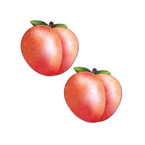 Fuzzy Sparkling Georgia Peach Nipple Pasties by Pastease