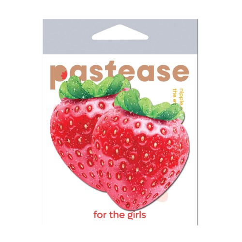 Pastease Sparkly Juicy Berry Nipple Pasties Red