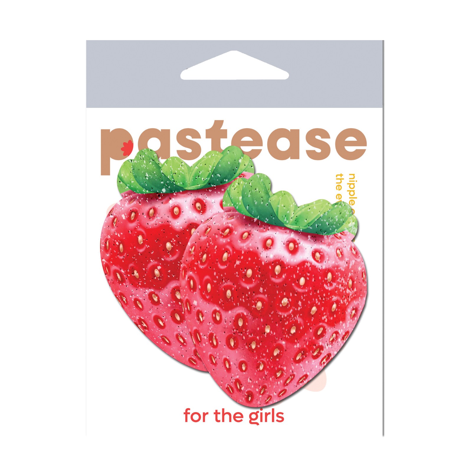 Pastease Sparkly Juicy Berry Nipple Pasties Red