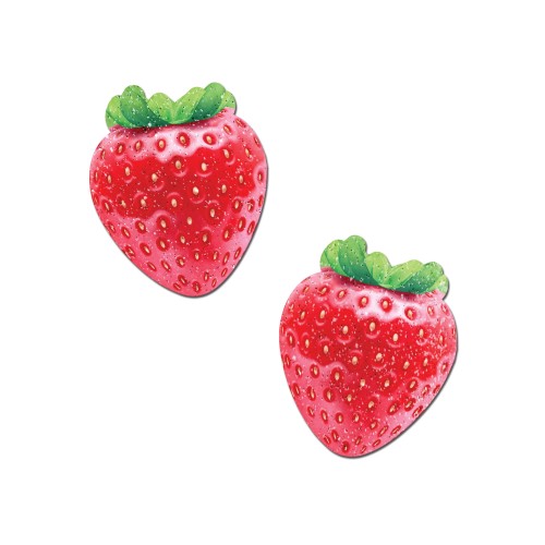 Pastease Sparkly Juicy Berry Nipple Pasties Red