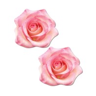 Pastease Glitter Velvet Blooming Rose Nipple Pasties