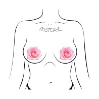 Pastease Glitter Velvet Blooming Rose Nipple Pasties