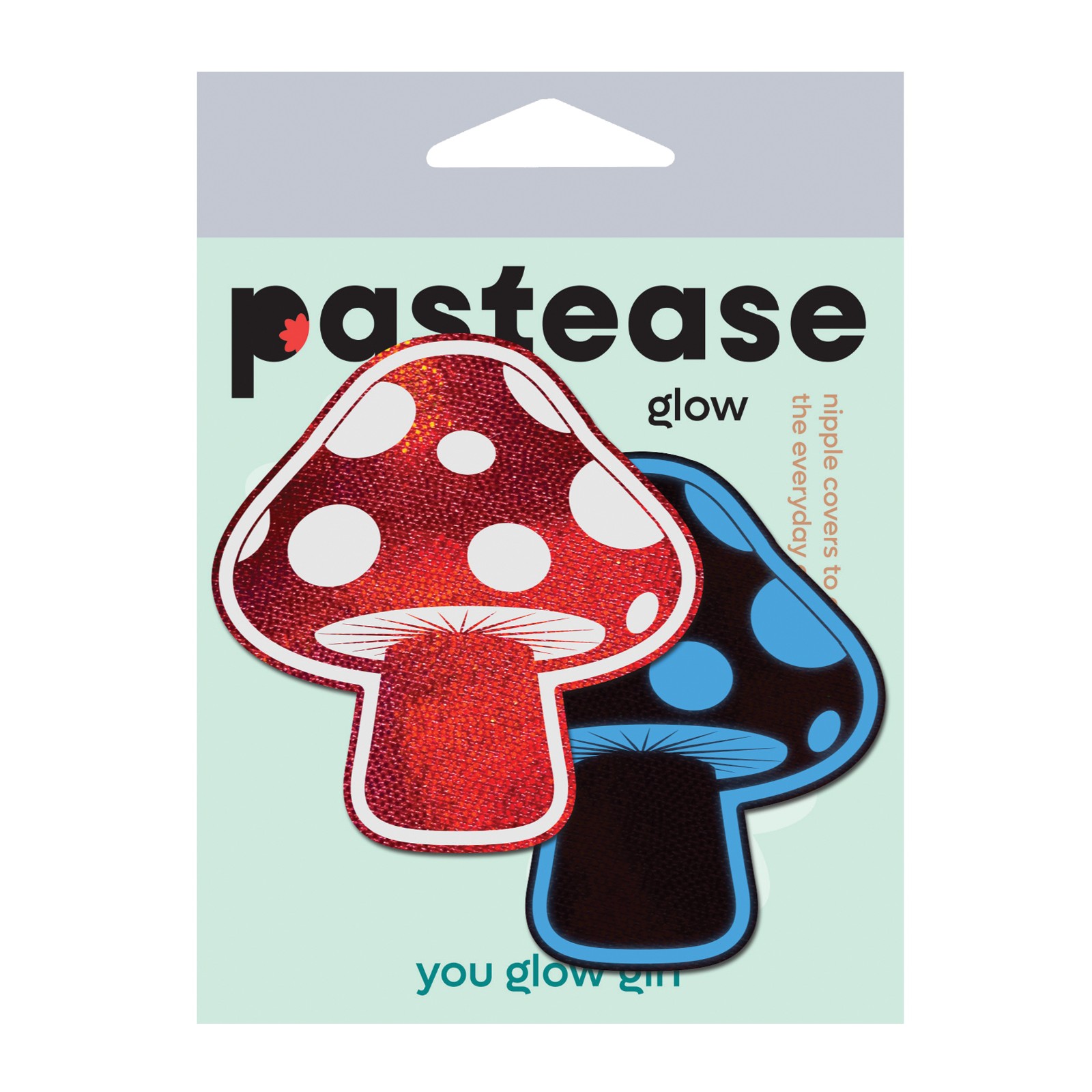 Pastease Premium Glow in the Dark Shroom Red White