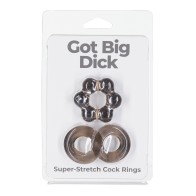 Anillos para el Pene Got Big Dick - Placer Máximo