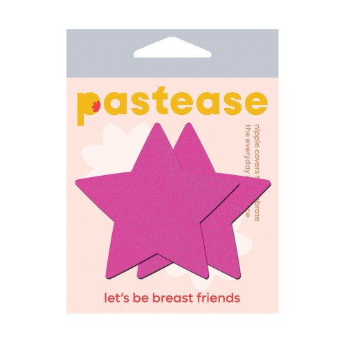 Pastease Basic Star Black Light Reactive - Neon Pink O/S