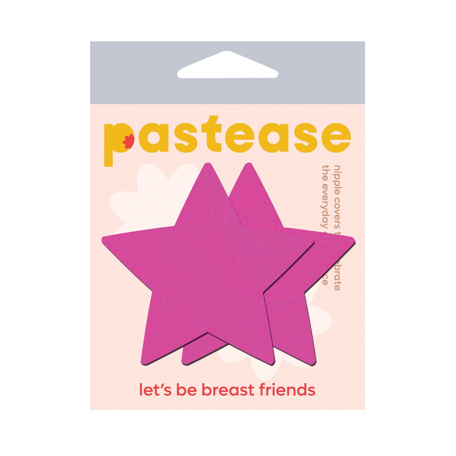 Pastease Basic Star Black Light Reactive - Neon Pink O/S