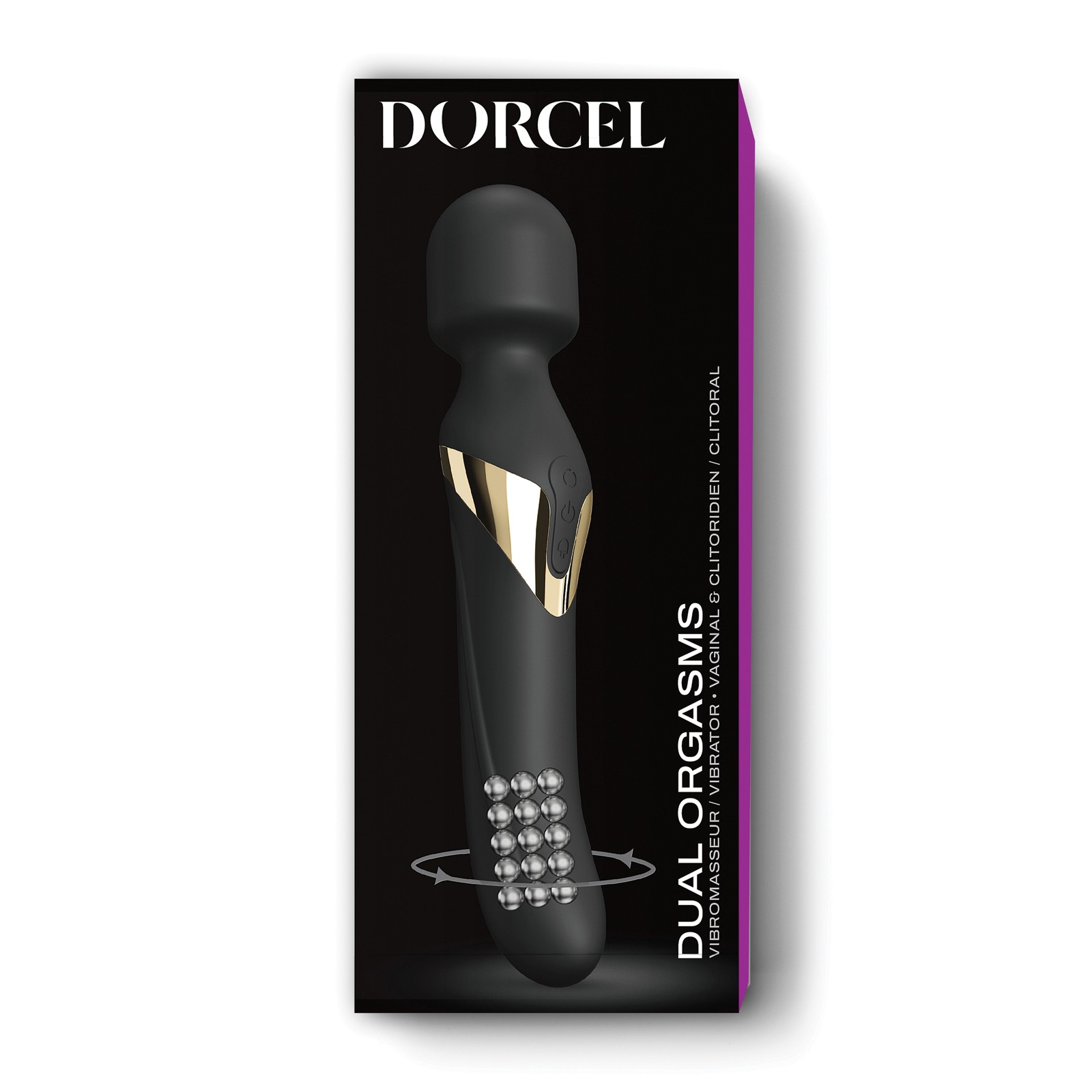 Dorcel Dual Orgasms Wand Black/Gold | Ultimate Luxurious Pleasure