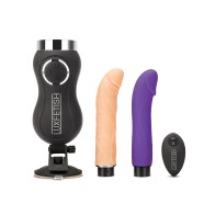 Lux Fetish Rechargeable Thrusting Compact Sex Machine with Remote