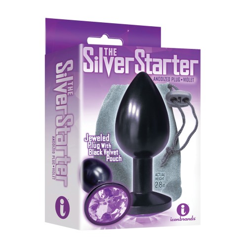 Beginner Friendly Bejeweled Stainless Steel Anal Plug