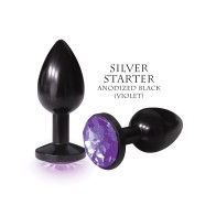 Beginner Friendly Bejeweled Stainless Steel Anal Plug