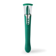 Vibrador Succionador de Punto G Verde