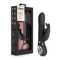 Blush Victoria Gyrating Rabbit Vibrator - Black