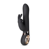 Blush Victoria Gyrating Rabbit Vibrator - Black